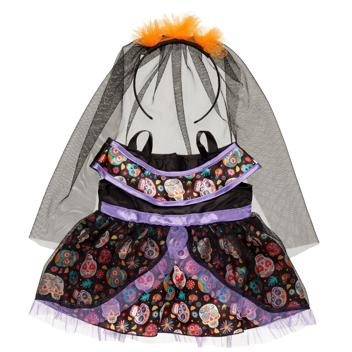 Vestido Día De Los Muertos Build-A-Bear