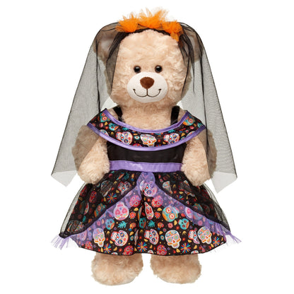 Vestido Día De Los Muertos Build-A-Bear
