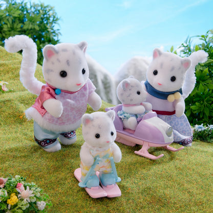 Familia Leopardo De Las Nieves Sylvanian Families