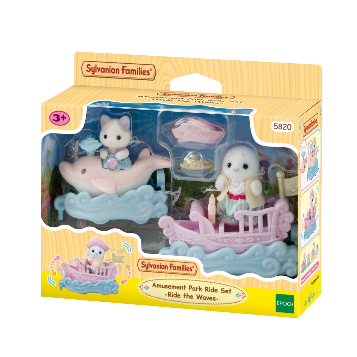 Puff Y Cara Surcan Las Olas Sylvanian Families