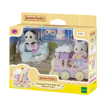 Creme Y Erin En Tren Y Avion Sylvanian Families