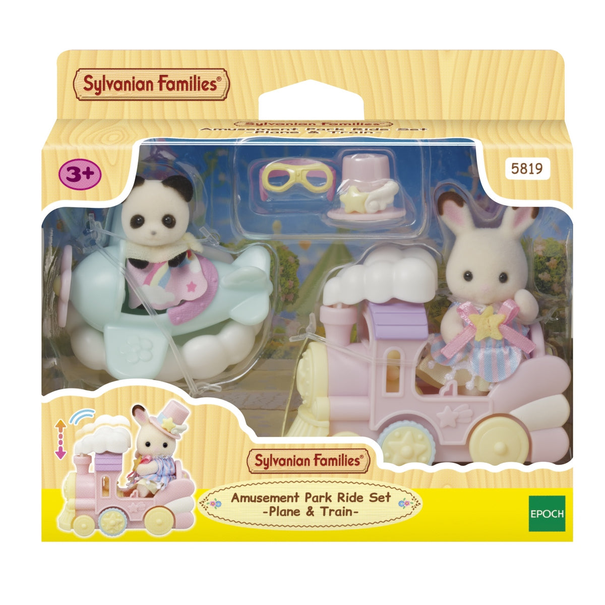 Creme Y Erin En Tren Y Avion Sylvanian Families