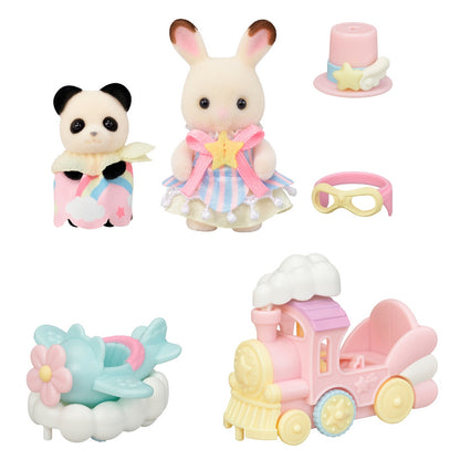 Creme Y Erin En Tren Y Avion Sylvanian Families