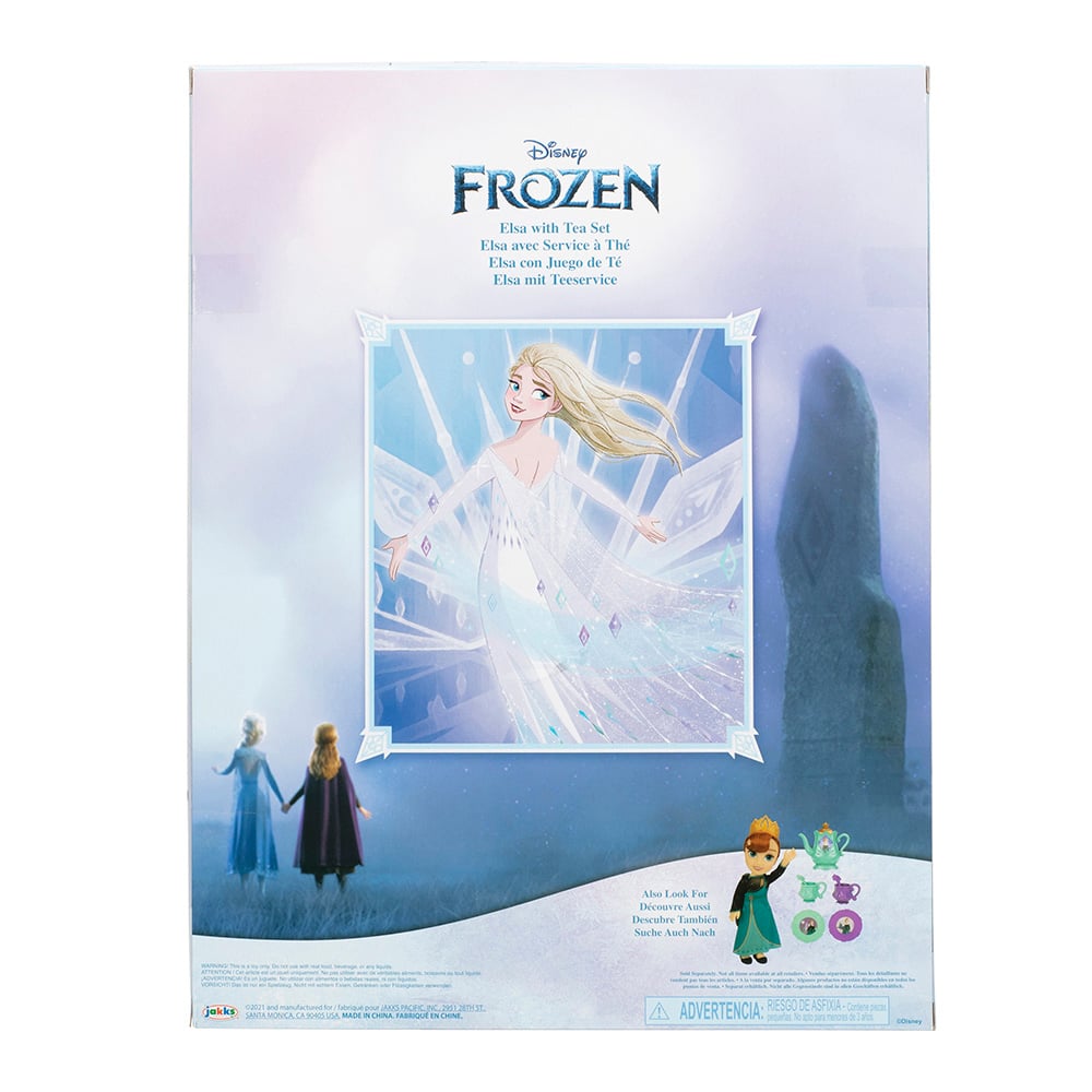 Muñeca Elsa Con Set De Te Frozen De Disney