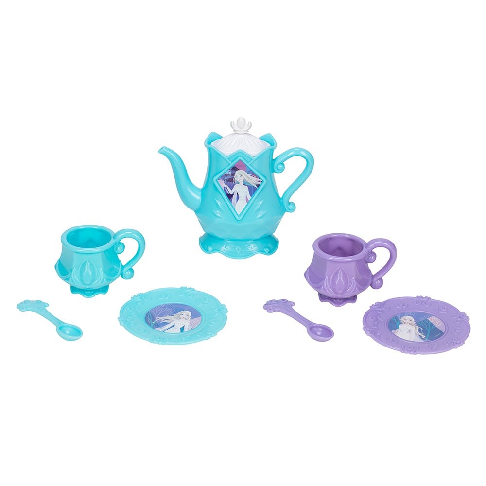 Muñeca Elsa Con Set De Te Frozen De Disney