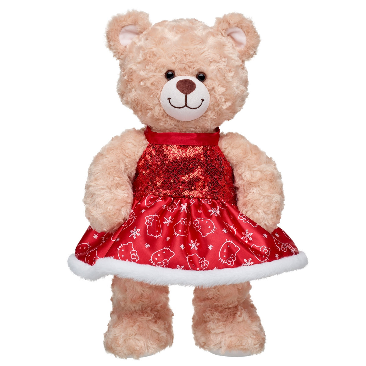 Vestido Satin Hello Kitty Rojo Sanrio Build-A-Bear