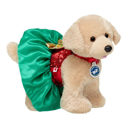 Vestido Satín Navidad 25 Build-A-Bear