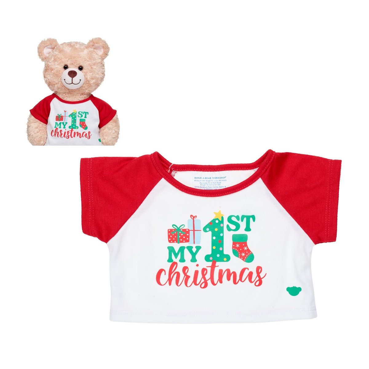 Polera 1st Navidad 25 Build-A-Bear