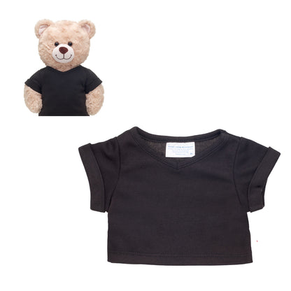 Polera Negra Cuello V Build-a-Bear