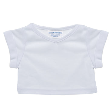 Polera Blanca Cuello V Build-A-Bear