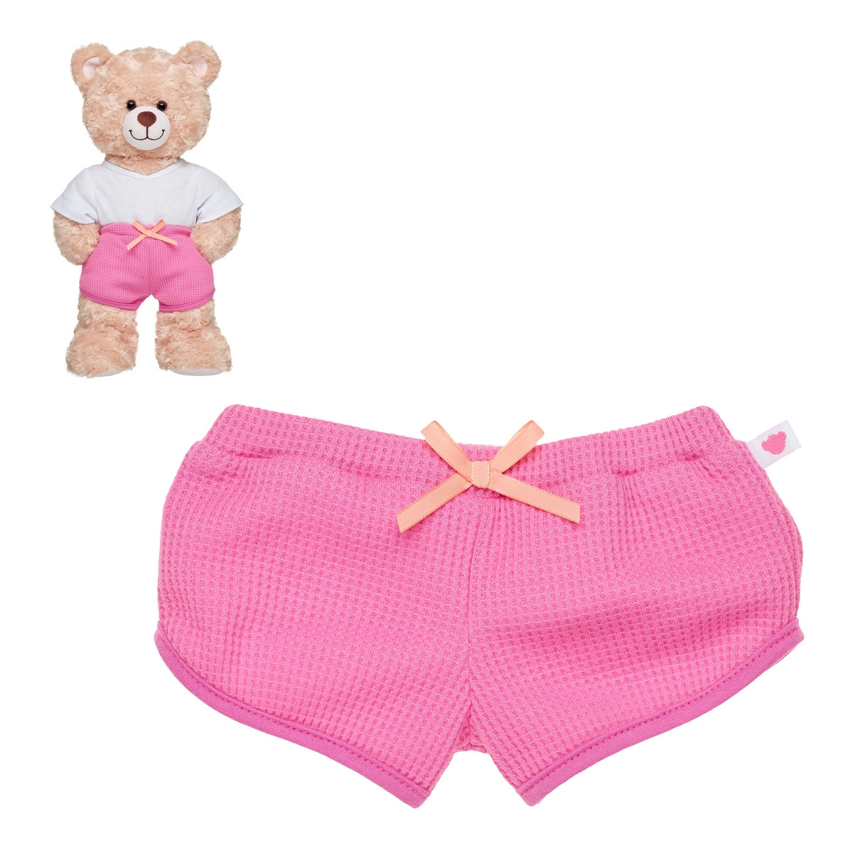 Short Rosados Wafle Build-A-Bear