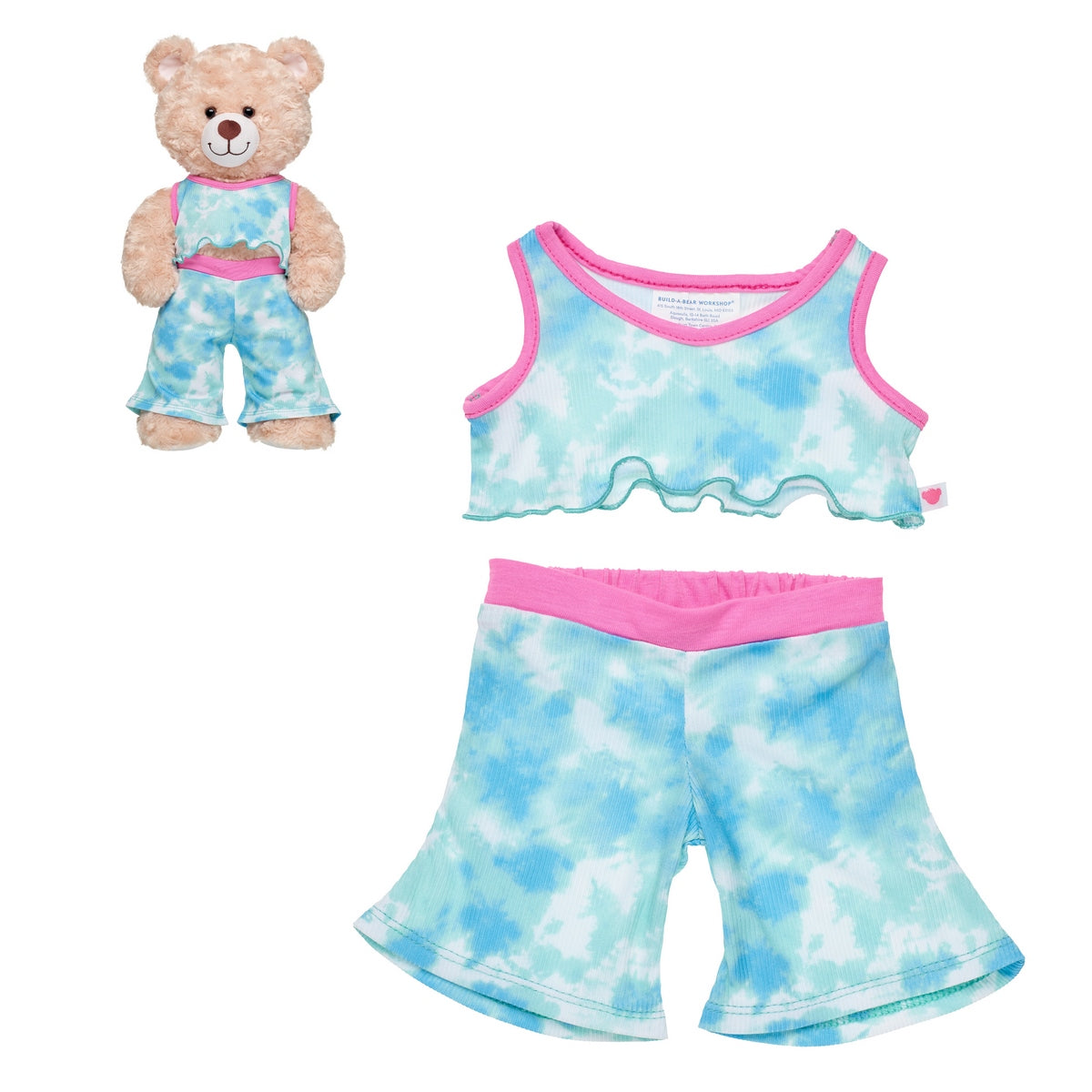 Set 2 Piezas Tie Dye Build-A-Bear