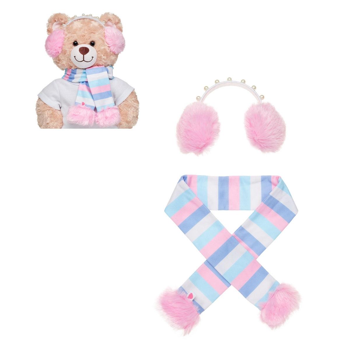 Set Bufanda Orejera Build-A-Bear