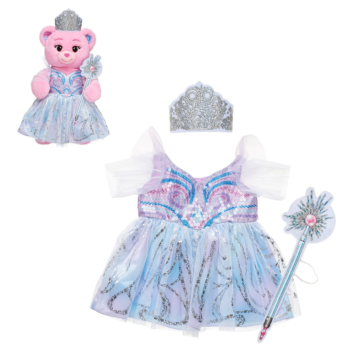 Traje Glinda Wicked Build-A-Bear