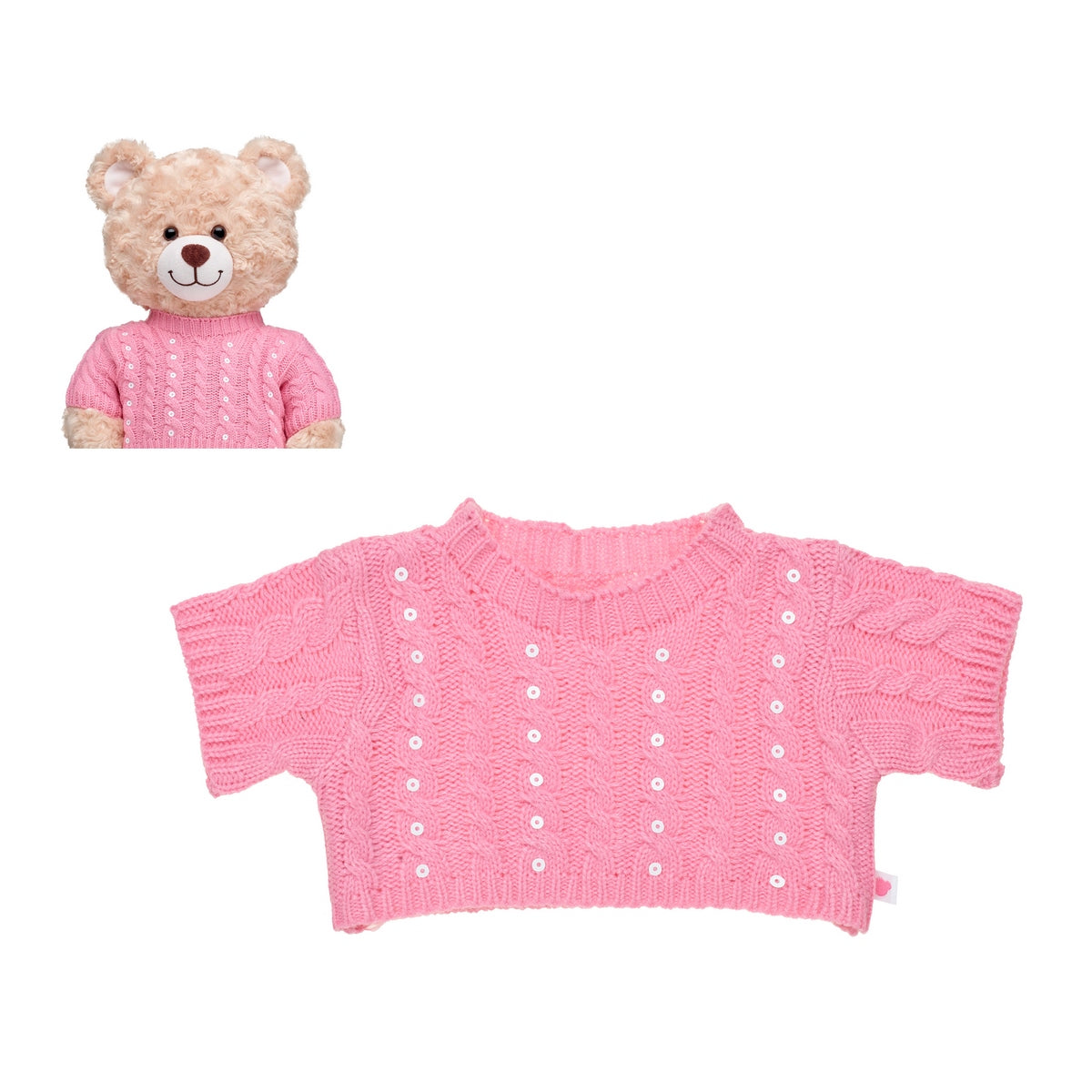 Sweater Rosado Build-a-Bear