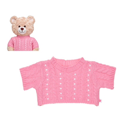 Sweater Rosado Build-a-Bear
