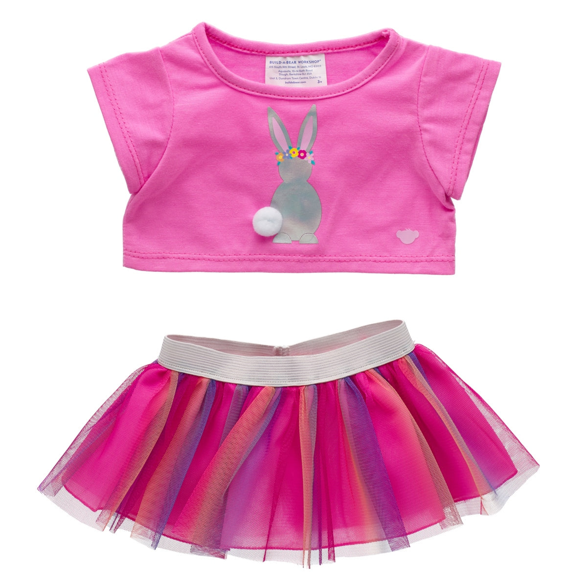 Set Tutu Conejo Rosa Build-A-Bear
