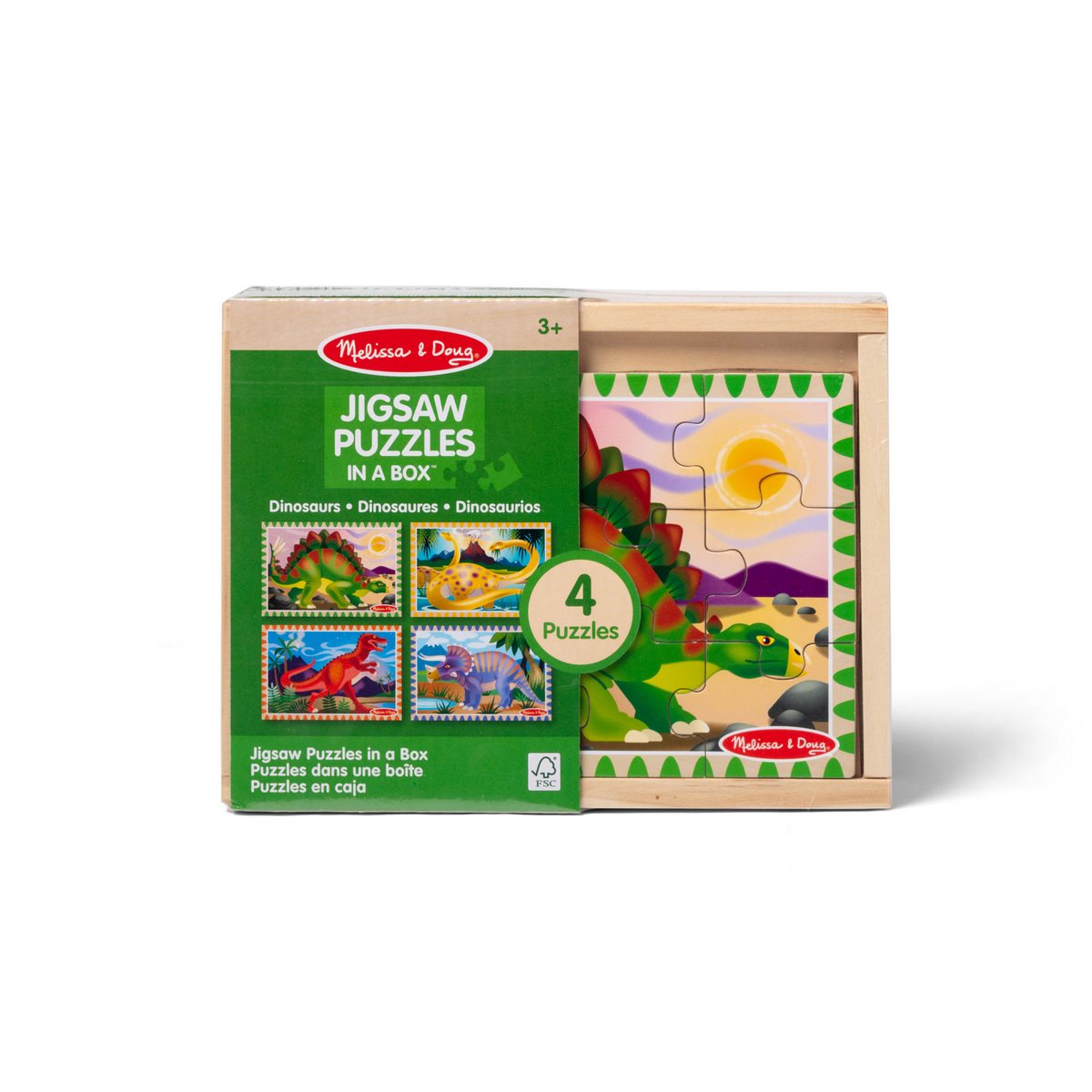 Puzzles De Dinosaurio En Caja Melissa And Doug
