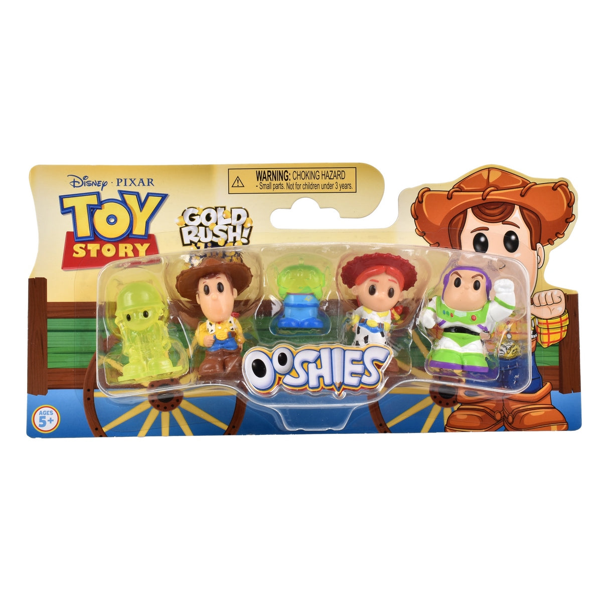 Pack 5 Figuras Ooshies Coleccionables Toy Story