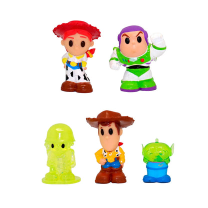 Pack 5 Figuras Ooshies Coleccionables Toy Story
