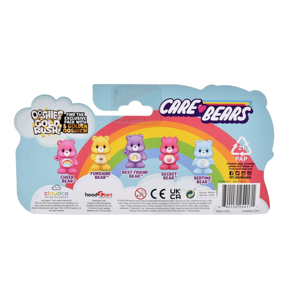 Pack 5 Figuras Ooshies Coleccionables CariÃ±ositos