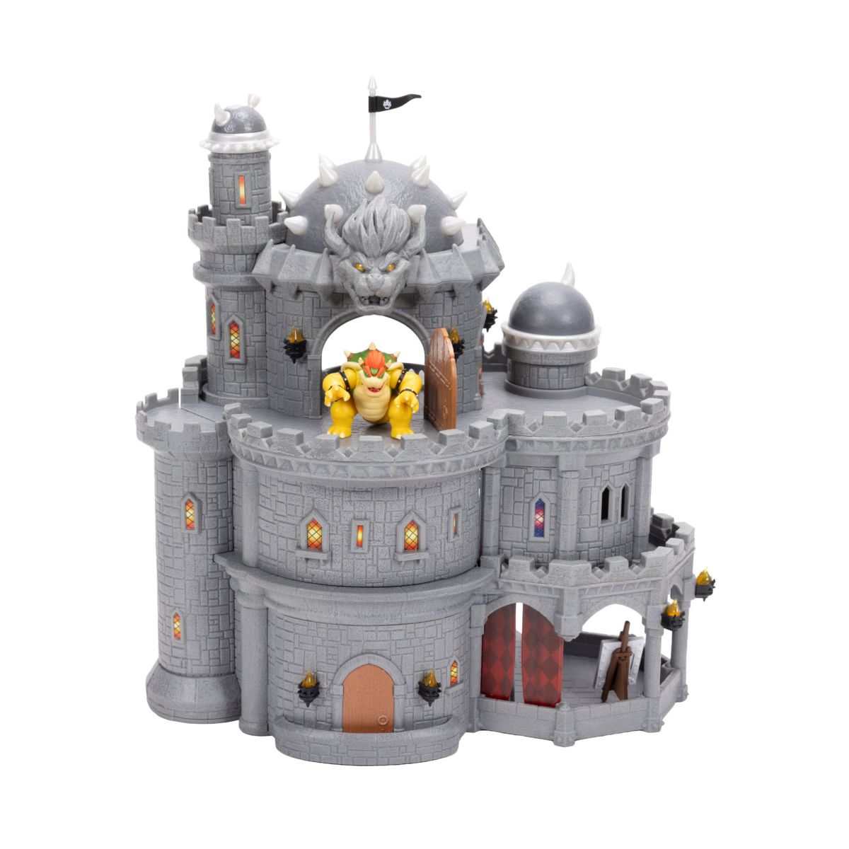 Playset Deluxe Castillo Browser Con Figura 4 Cm Nintendo Pelicula