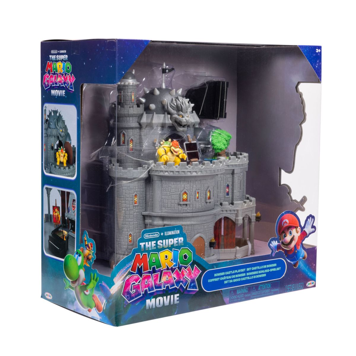 Playset Deluxe Castillo Browser Con Figura 4 Cm Nintendo Pelicula
