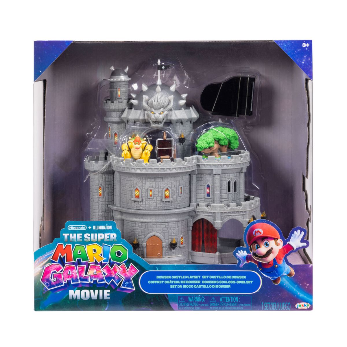 Playset Deluxe Castillo Browser Con Figura 4 Cm Nintendo Pelicula