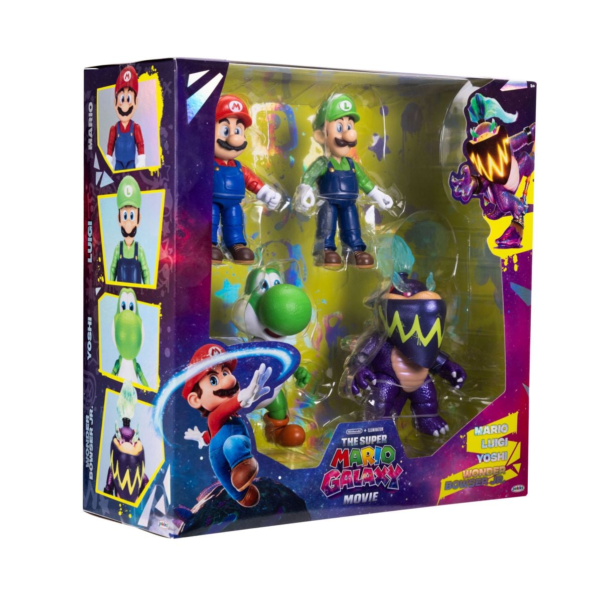 Pack 4 Figuras 13 Cm Nintendo Pelicula