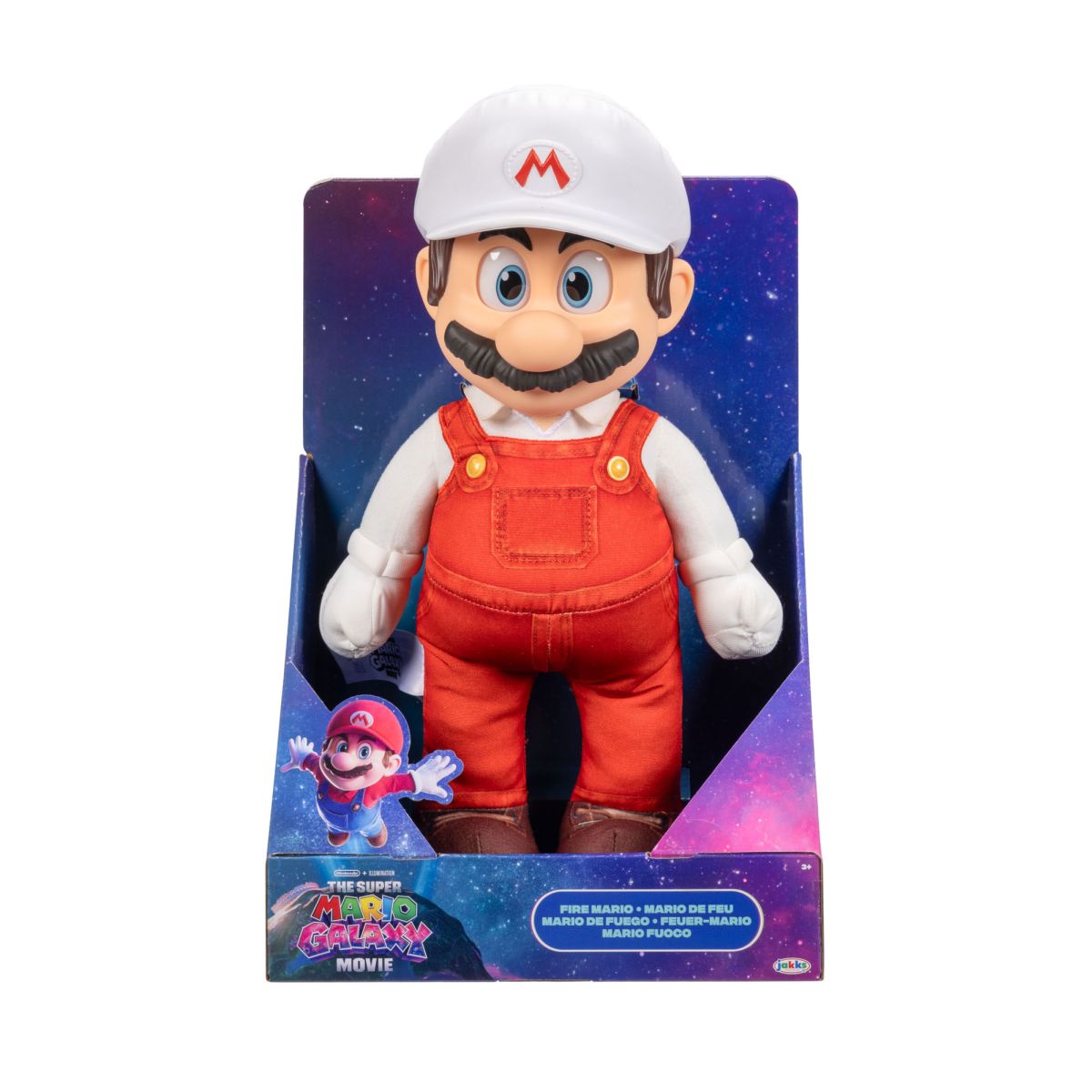 Peluche Mario Con Cabeza Plastica 36 Cm Nintendo Pelicula