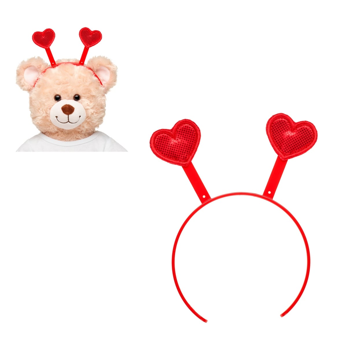 Cintillo Corazones Rojos Build-a-Bear