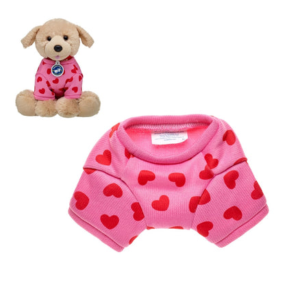 Poleron Rosa Corazones Pp Build-a-Bear