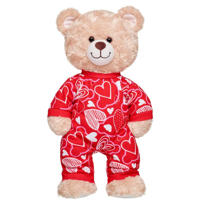 Pijama Rojo Corazones Valentín 26 Build-a-Bear