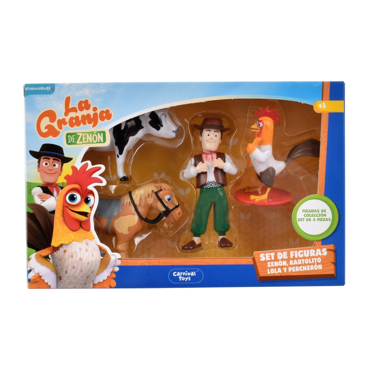 Set 4 Figuras 8 Cm La Granja De Zenon
