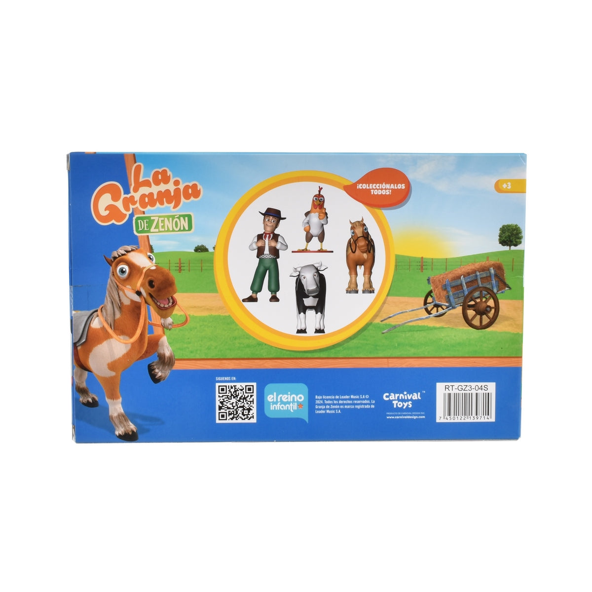 Set 4 Figuras 8 Cm La Granja De Zenon