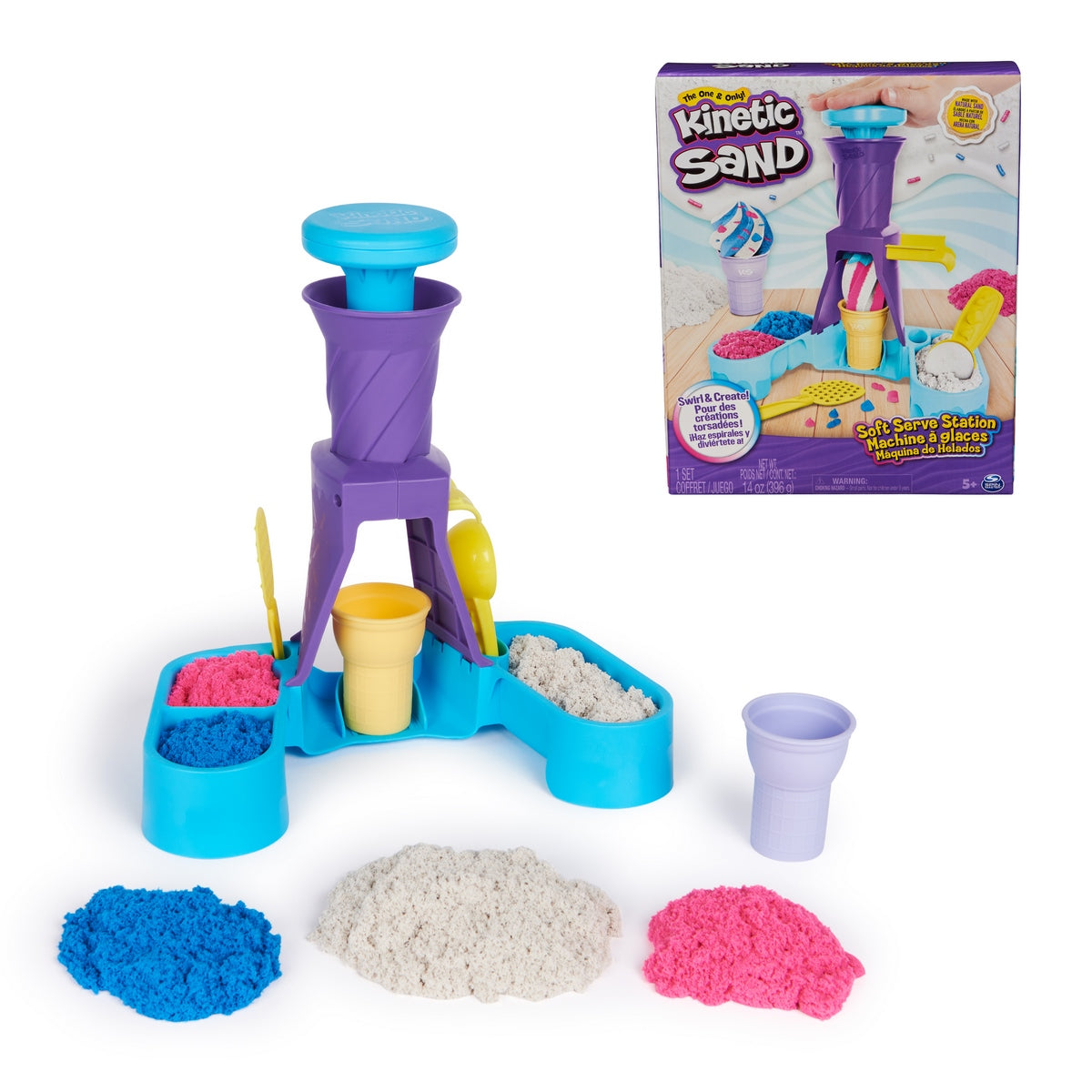 Estacion De Helados Soft Arena Magica Kinetic Sand