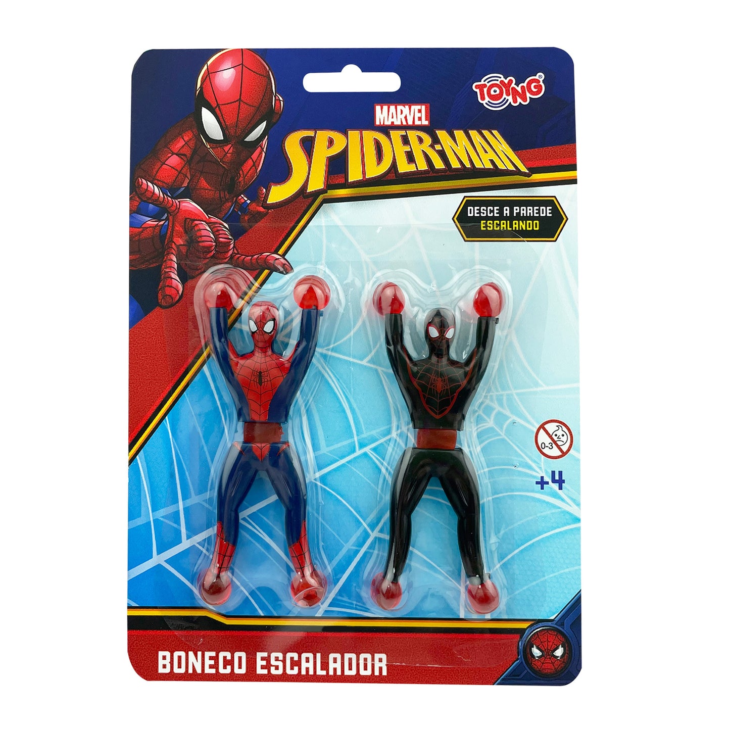 Pack 2 Figuras Deslizables 10 Cm Spiderman