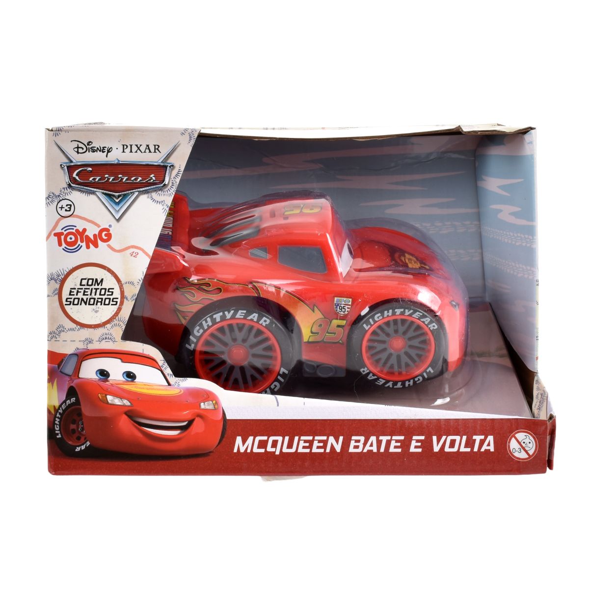Auto 13 Cm Con Sonido Y Movimiento Rayo Mcqueen