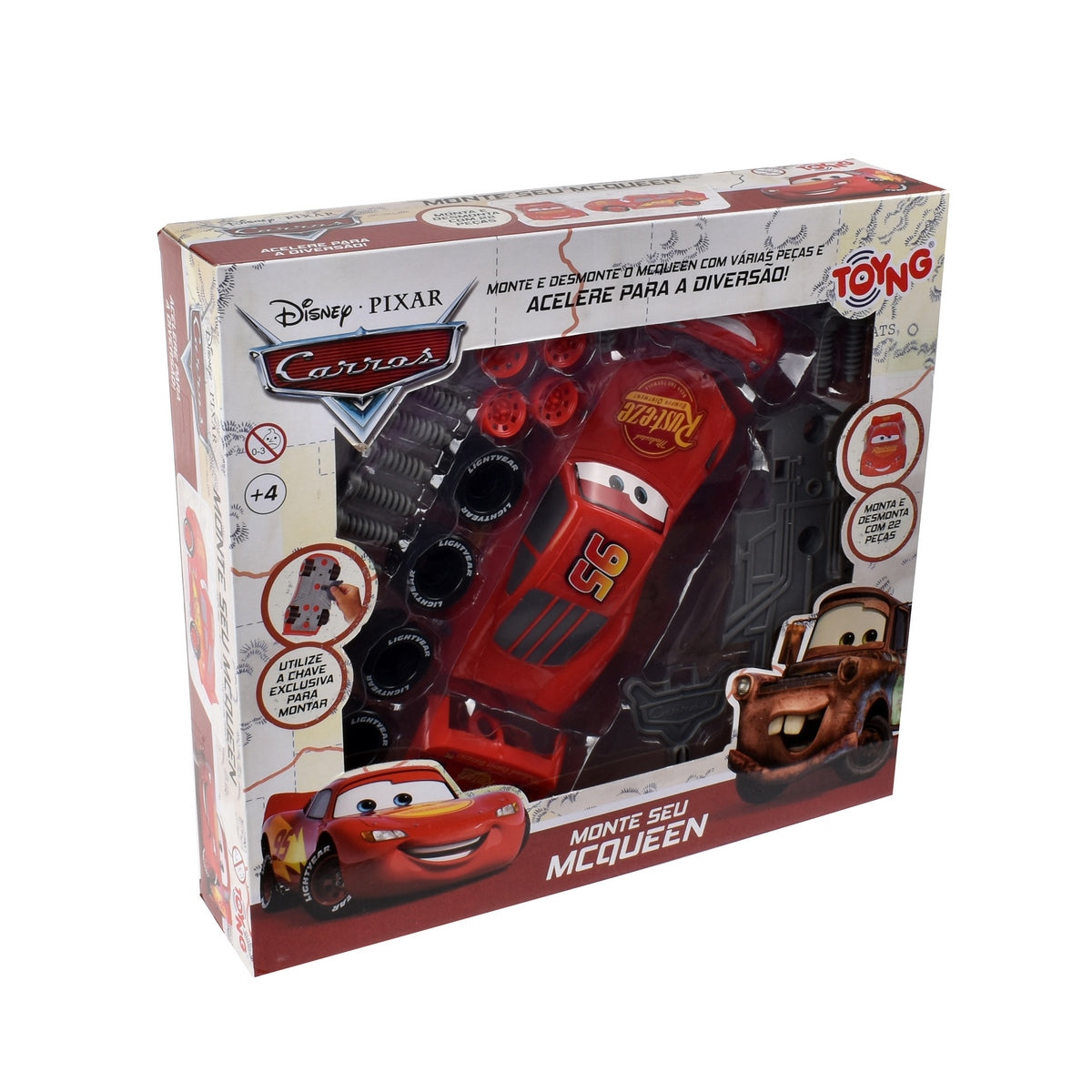 Auto Diy 19 Cm Rayo Mcqueen Cars