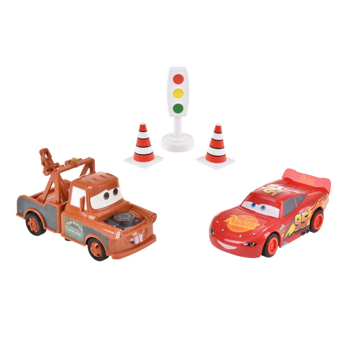 Alfombra De Juego Con 2 Vehiculos Cars