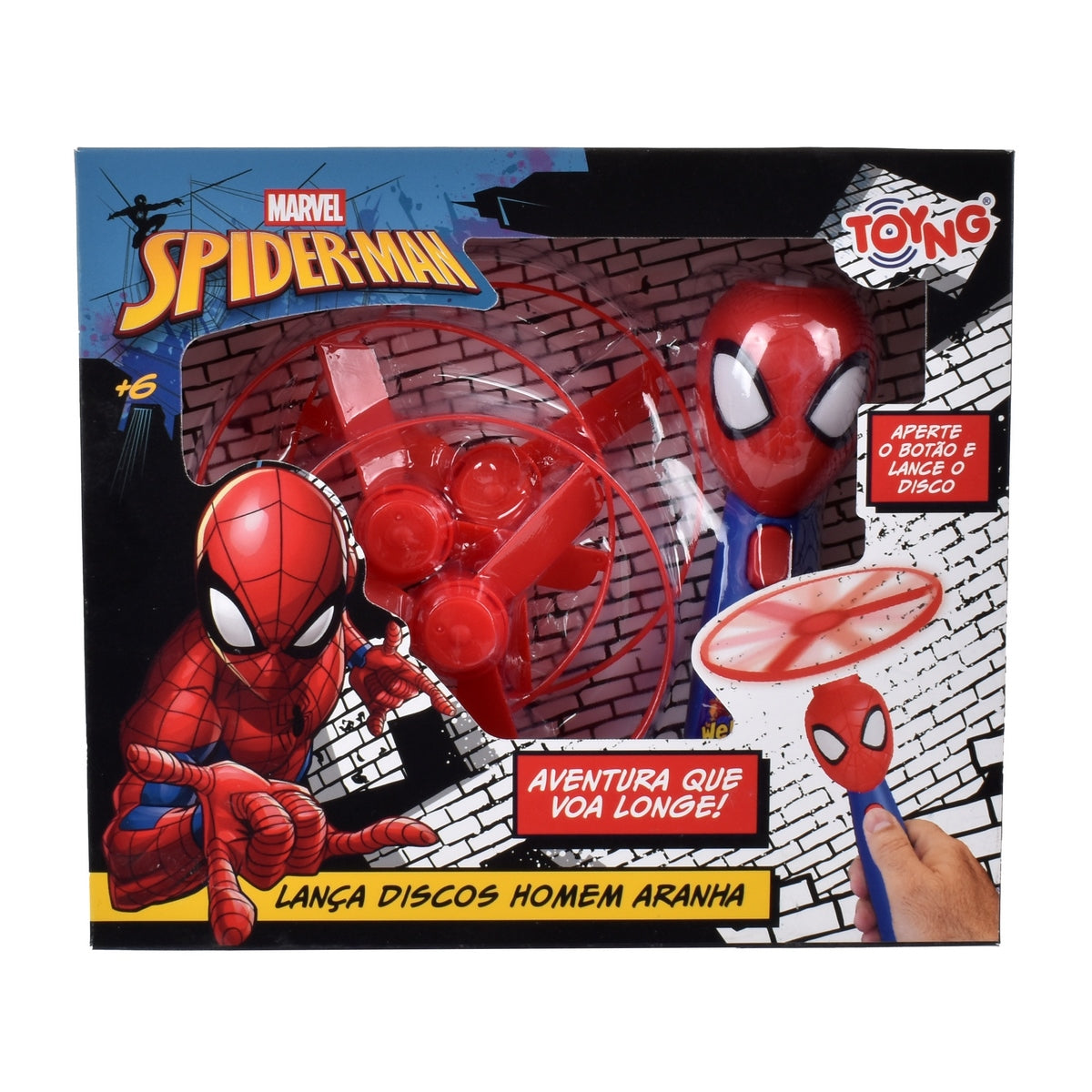 Lanzador Discos Voladores Spiderman