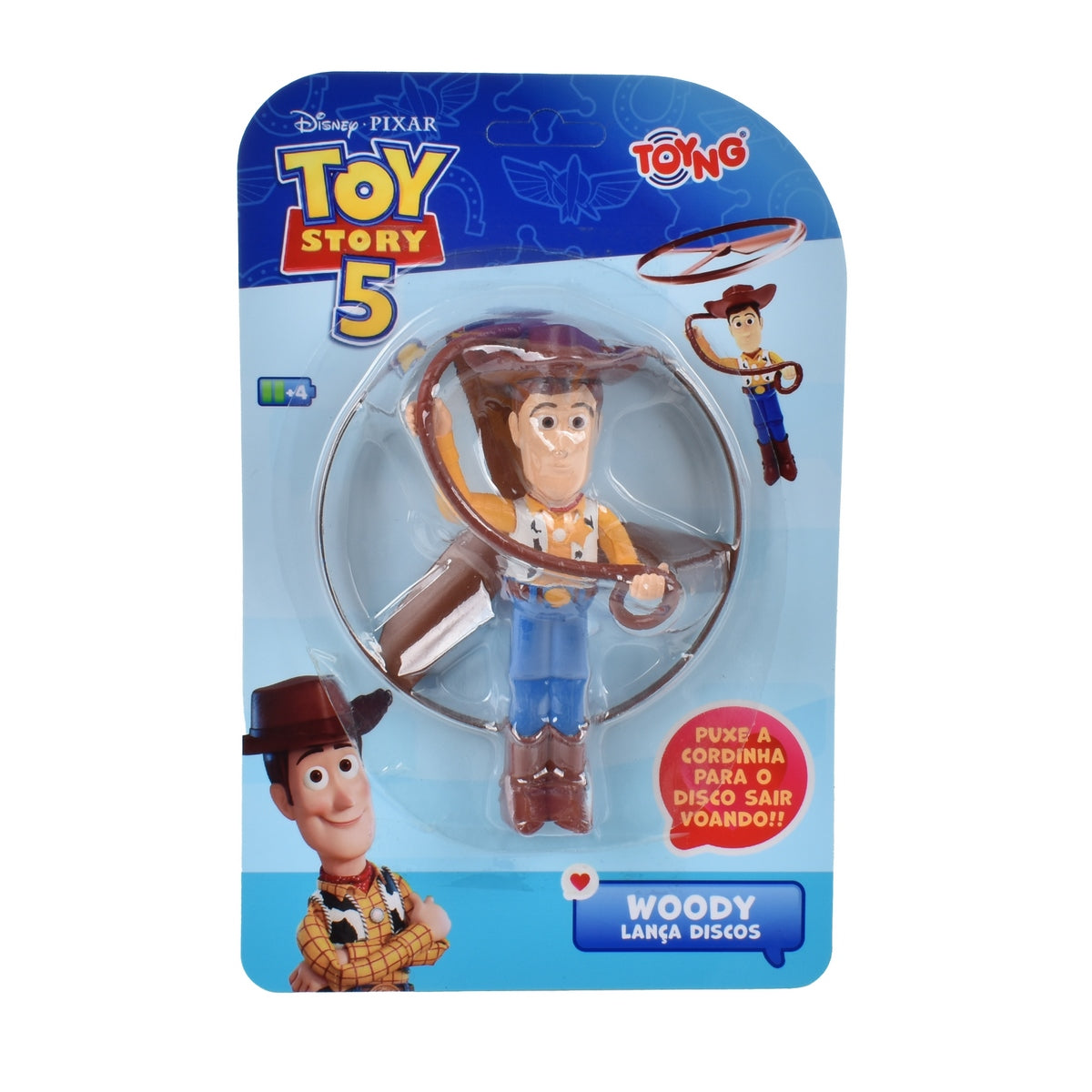 Lanzador Discos Voladores Woody Toy Story