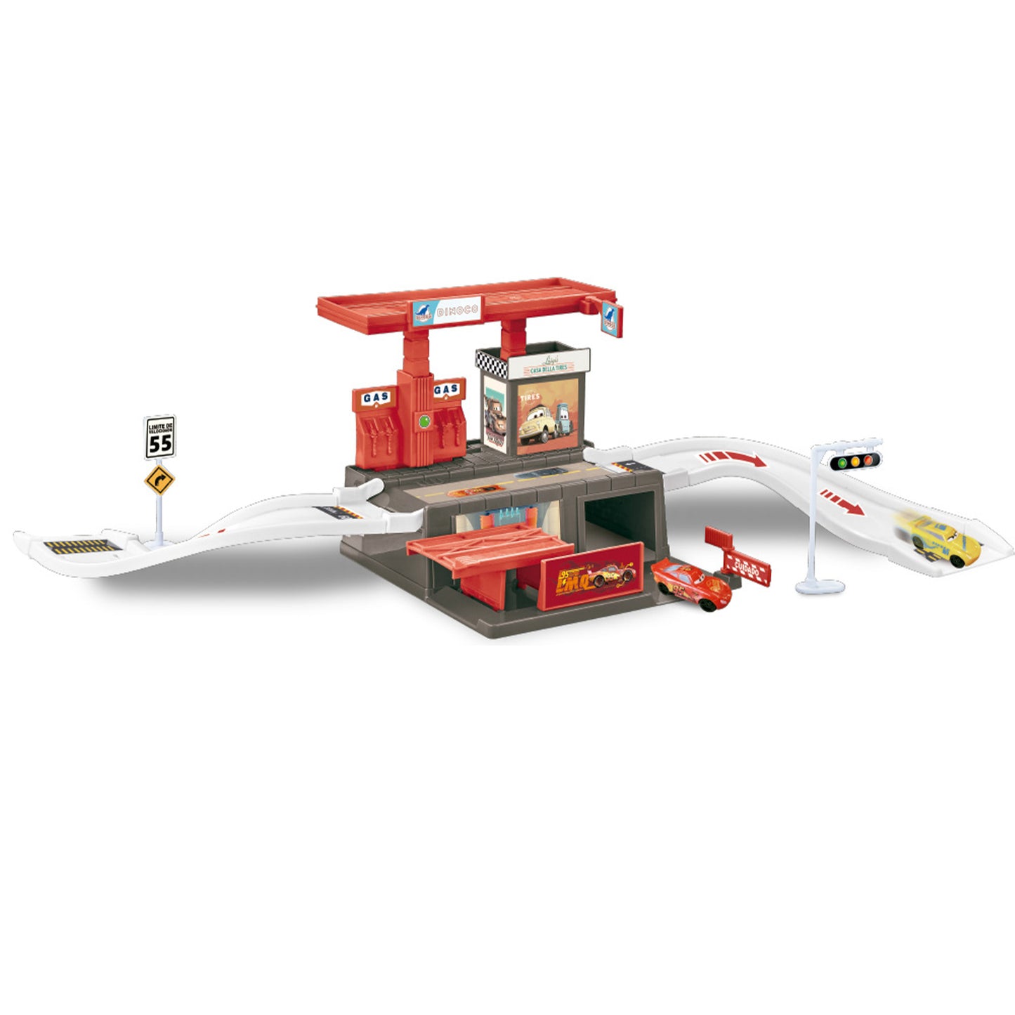 Playset Estacion De Servicio Cars