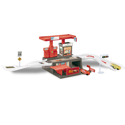 Playset Estacion De Servicio Cars