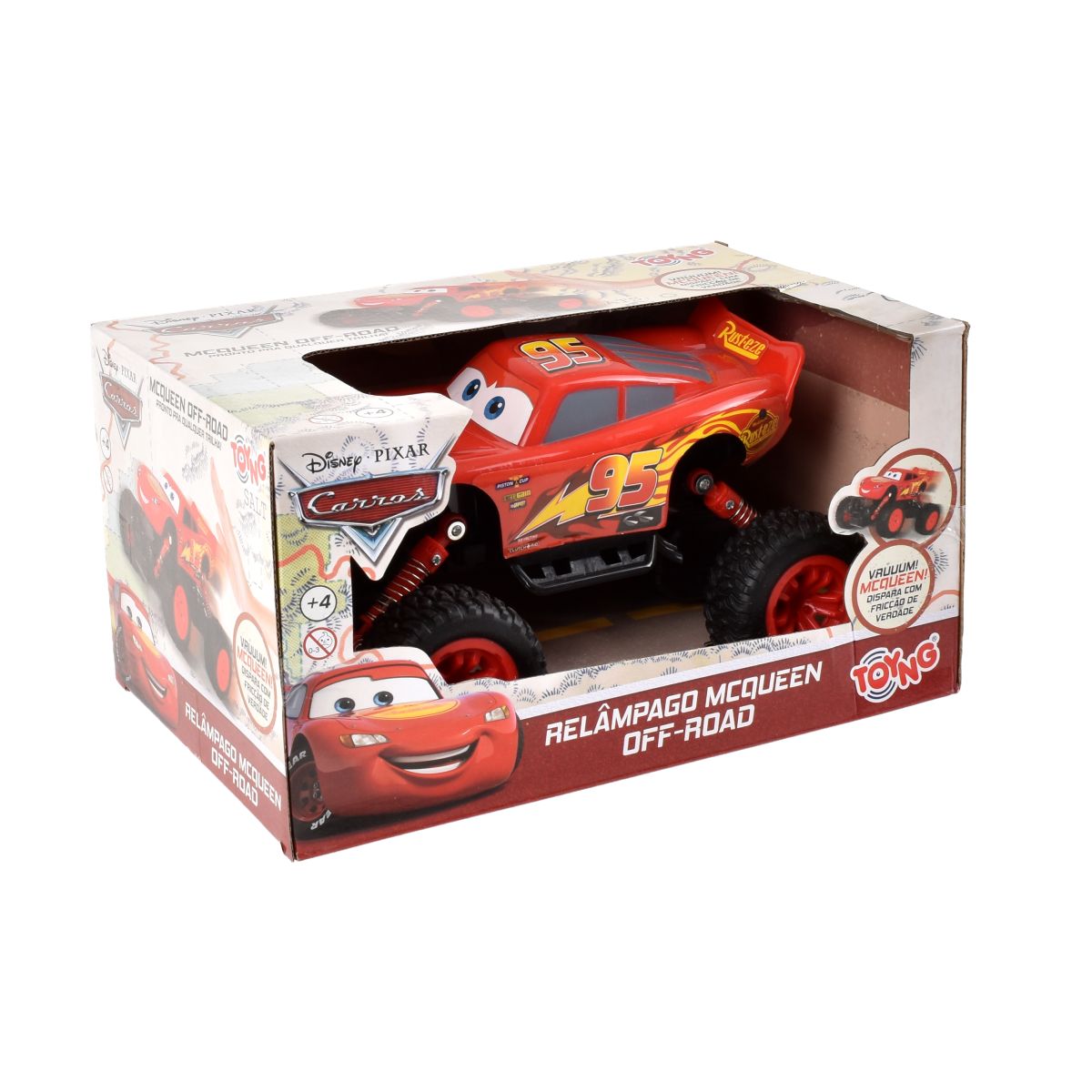 Auto A Friccion 21 Cm Rayo Mcqueen Cars