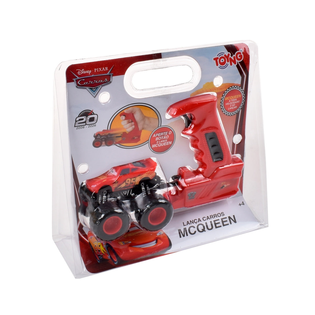 Vehiculo Con Lanzador 8 Cm Rayo Mcqueen Cars