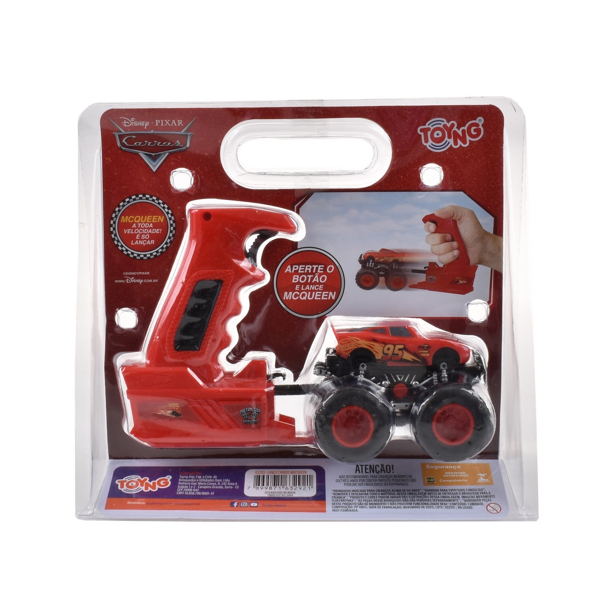 Vehiculo Con Lanzador 8 Cm Rayo Mcqueen Cars