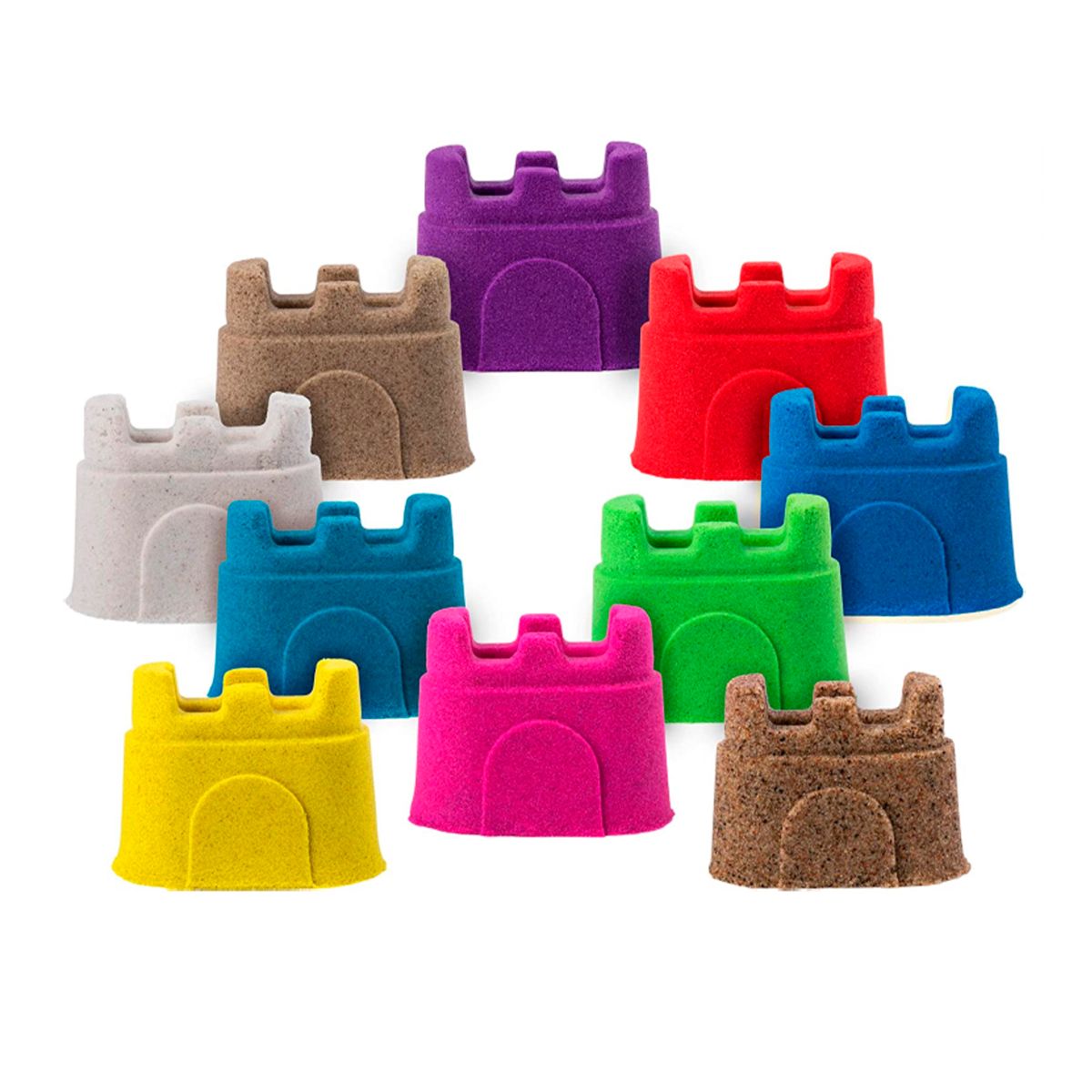 Pack 10 Mini Castillos Arena Magica Kinetic Sand