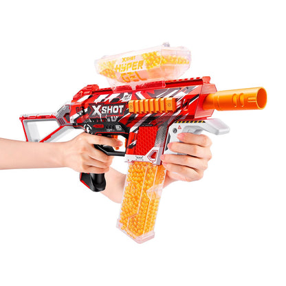 Lanzador De Bolitas De Gel X-shot Medium Blaster Hidrogel Con 10000 Bolitas