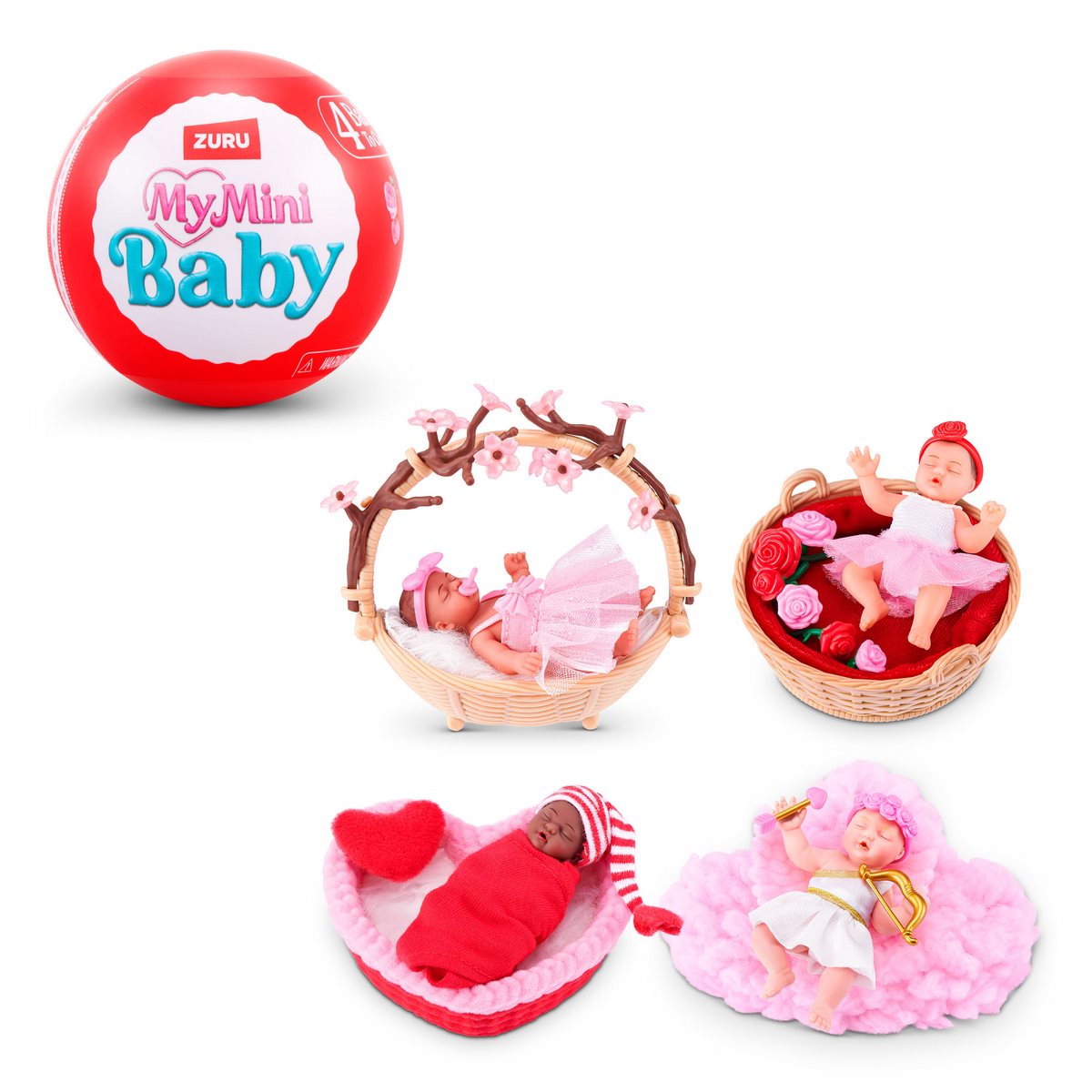 Bola 5 Sorpresas Serie My Mini Baby Sweetheart De Zuru